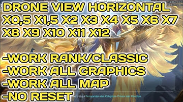 (NEW) DRONE VIEW HORIZONTAL X0,5 X1,5 X2 X3 X4 X5 X6 X7 X8 X9 X10 X11 X12 WORK RANK/CLASSIC/NO RESET