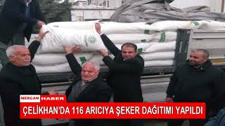 Çeli̇khan’da 116 Ariciya Şeker Dağitimi Yapildi Resimi