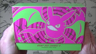 Pokemon TCG Shiny Crobat V Box Opening!
