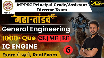 Practice Questions L6-General Engineering | MPPSC Principal Grade 1 & 2/Assistant Director Exam 2023