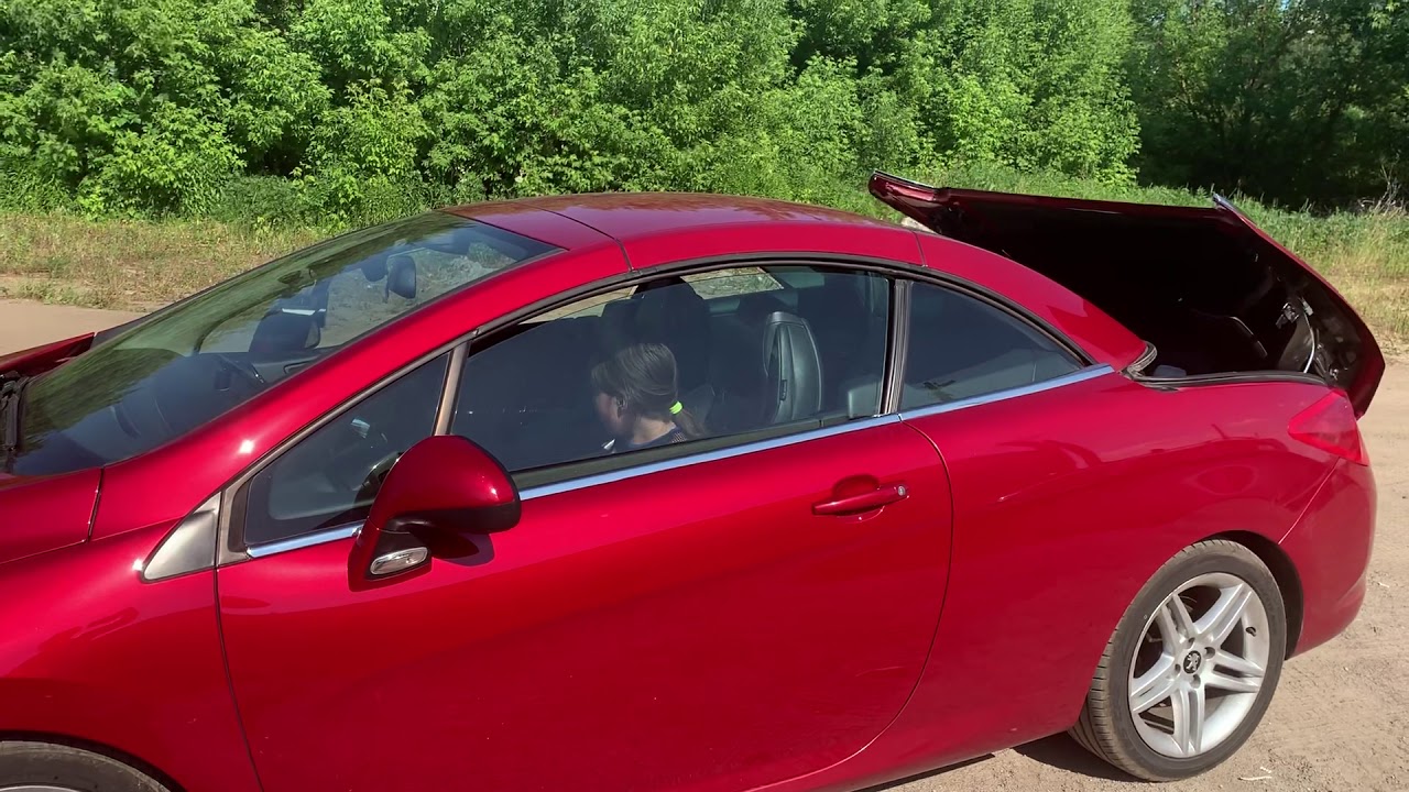 Продается пежо 308сс, открытие крыши - YouTube