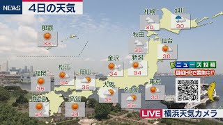 ８月４日の天気