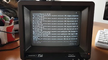 Installing WeeChat on a Minitel