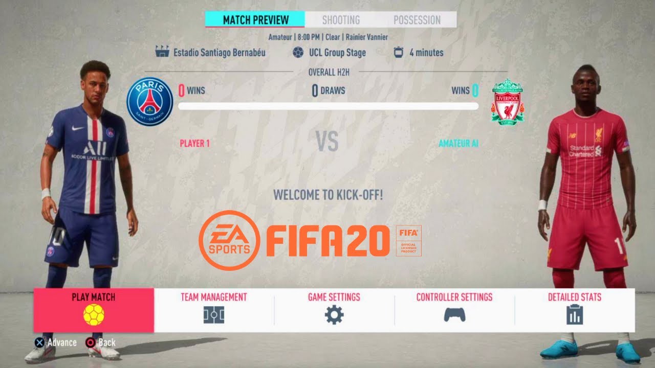 DEMO Gameplay PSG vs Liverpool FIFA Demo PS4 - YouTube