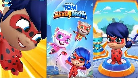 Talking Tom Hero Dash Walkthrough Gameplay - Unlock Super White Angela Stickers - Fight All Reccon 