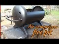 Compressor tank fire pit build