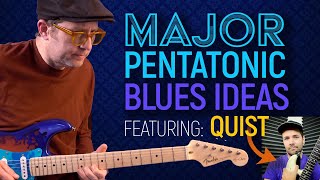 Major Pentatonic Blues Ideas - W Quist The Eric Clapton Crash Stratocaster - Guitar Lesson Ep547