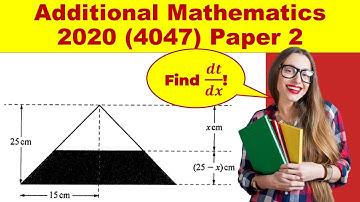 O level Additional Mathematics (4047) Year 2020 Paper 2 | Singapore MOE Syllabus TYS Past Year Paper