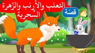 زاد الحكايا - قصص اطفال - الثعلب والأرنب والزهرة السحرية