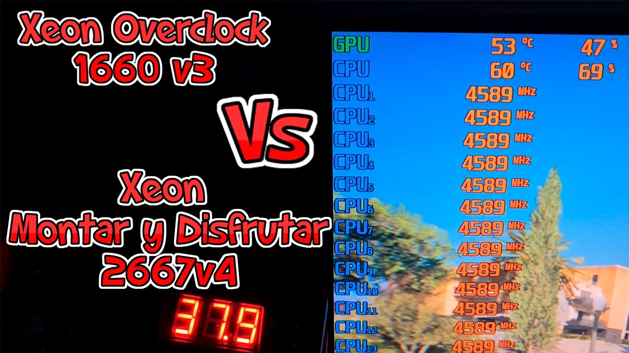 Xeon 2667v4 vs Xeon 1660v3 with overclocking: What interests us