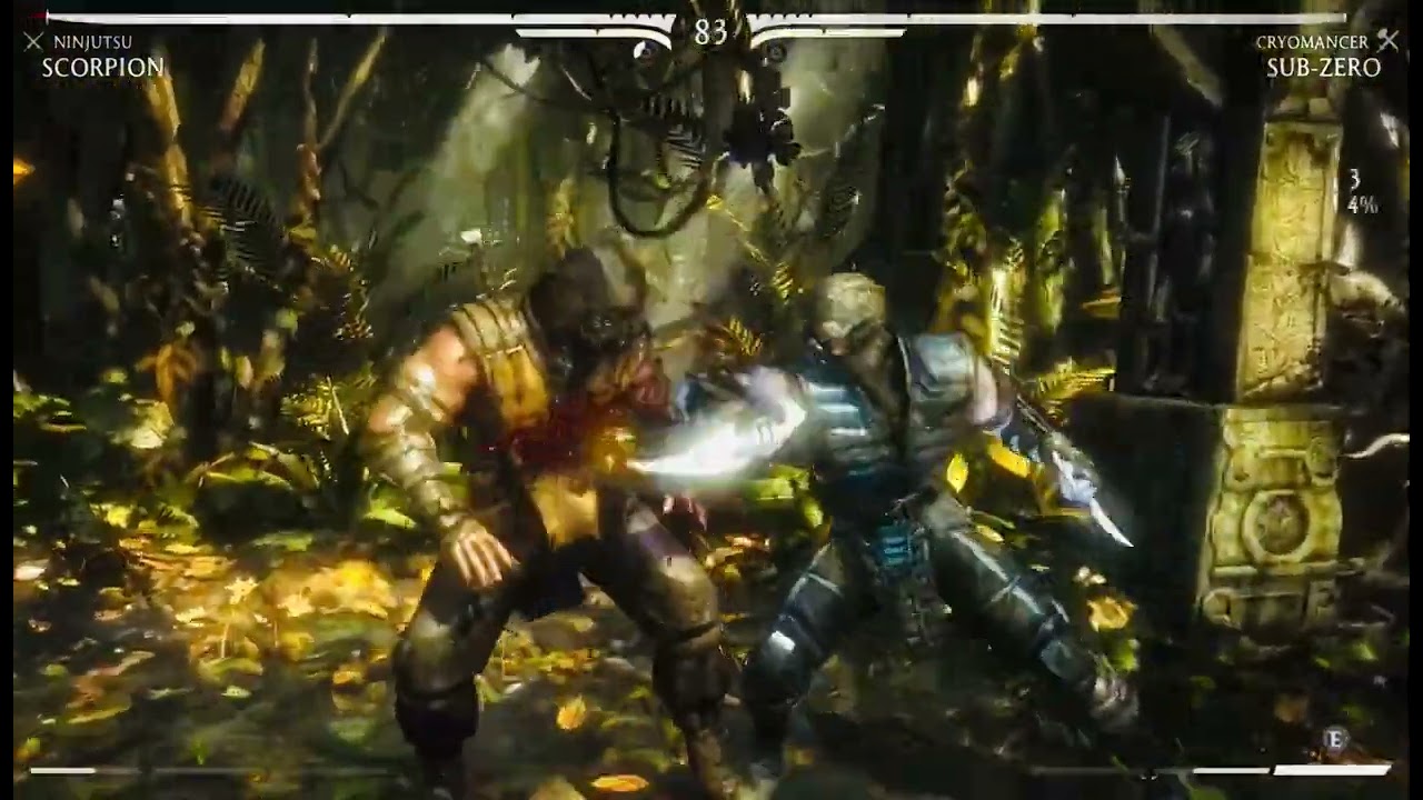 Mortal Kombat x scorpion vs subzero 
