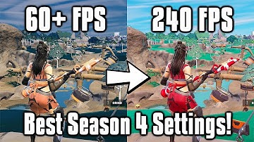 Fortnite Season 4 Settings Guide! - FPS Boost, Colorblind Modes, & More!