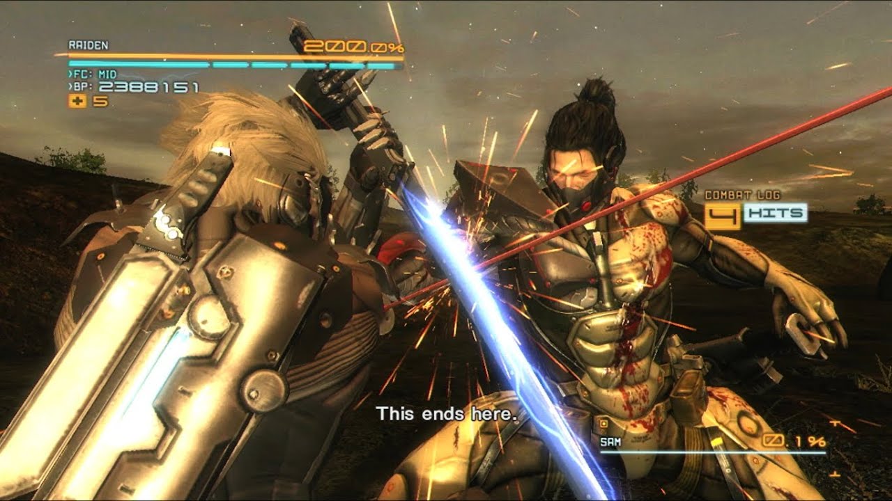 Raiden vs Sam (Revengeance Difficulty/Sample/No Damage) - YouTube