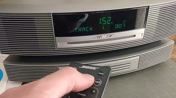 BOSE WAVE MUSIC SYSTEM w/MULTI DISC CD CHANGER SILVER - SOLD!