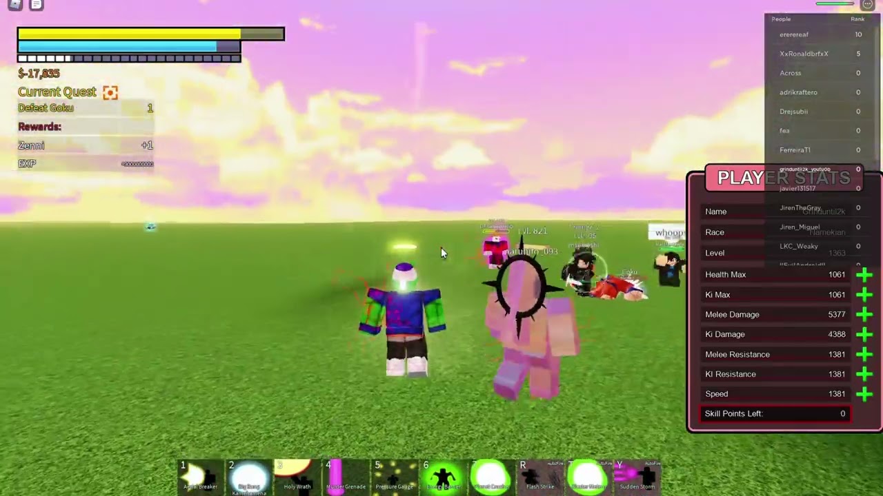 [grinduntil2k] Dragon ball final stand | from lvl 1359 to 1364 (Day59)