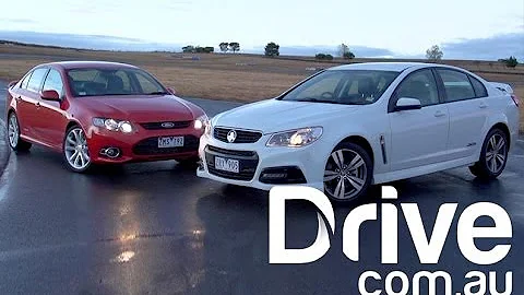 Falcon XR6 Turbo v VF Commodore SS 2013 | Performance | Drive.com.au