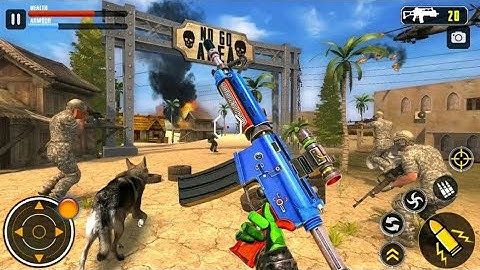 Real Commando Mission 3D Game–Free Shooting Games - Android GamePlay FHD.
