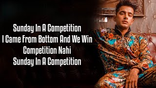 No Competition (Lyrics) Jass Manak Feat. DIVINE // Latest Punjabi Songs 2020