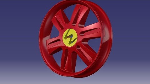 How to make rim (wheel🚗🚗 ) on catia simple way