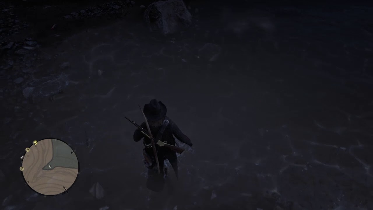 Red Dead Redemption 2 fishing without a rod