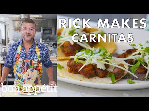Rick Makes Double-Pork Carnitas and Corn Tortillas | From the Test Kitchen | Bon Appétit