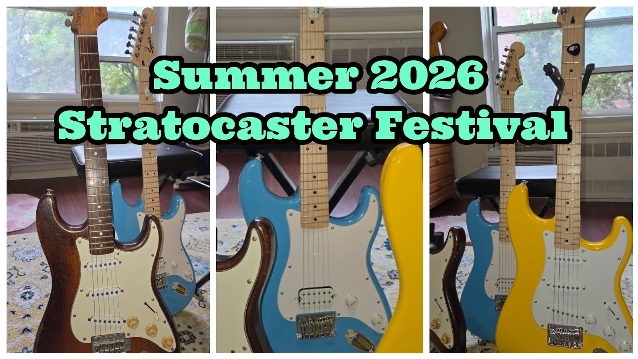 Summer 2026 Stratocaster Festival Squier Sonic Greco Japan Vintage