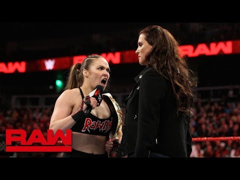 Ronda Rousey wants Becky Lynch at WrestleMania: Raw, Feb. 25, 2019