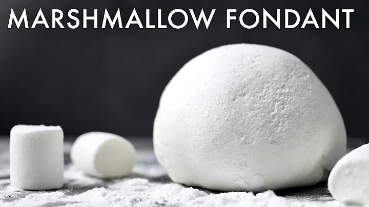 MARSHMALLOW FONDANT | two ingredients homemade fondant