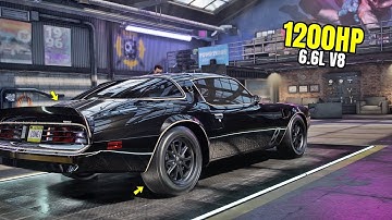 Need for Speed Heat Gameplay - 1200HP PONTIAC FIREBIRD Customization | Max Build