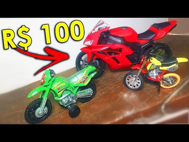 MOTO DE R$ 1,99 vs MOTO DE R$ 100 