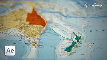 Johnny Harris Style Map Animation | Adobe After Effects