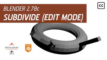 Blender Tutorial - Feature - Subdivide (Edit Mode)
