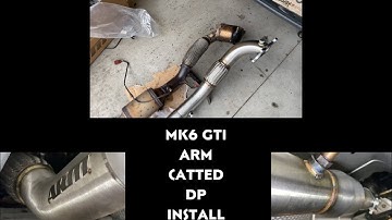 MK6 Gti Arm Catted Downpipe Install | Everything You Need to Know