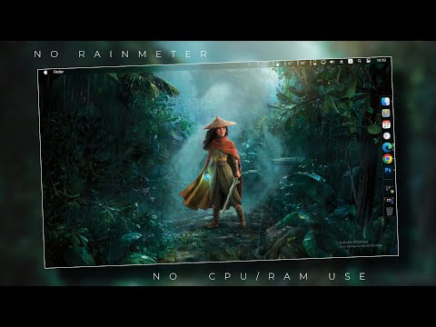 Windows 10 to Mac Theme 2023  😍  |  24h Auto Change Wallpaper 😍 |  ❌ No Rainmeter ❌