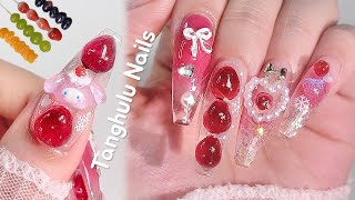 Tanghulu Nails🍓 DIY decorations! Art book/ Nail Extension ASMR by 쥬네일JOUNAIL 1,383,371 views 4 months ago 33 minutes