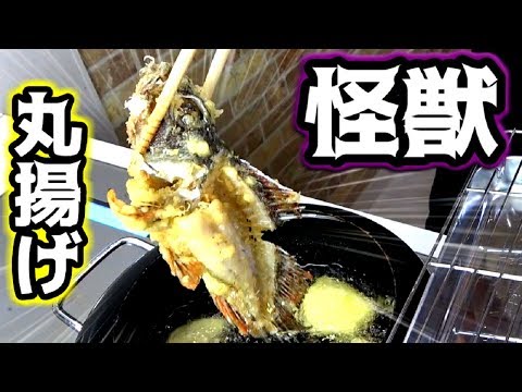 あの魚を丸々一匹揚げてみたらモンスターに変身してしまった・・・
