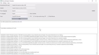 Demonstration of Microsoft Cognitive Services - Bing Speech API