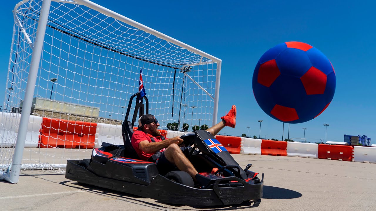 Go Kart Soccer Battle | Dude Perfect