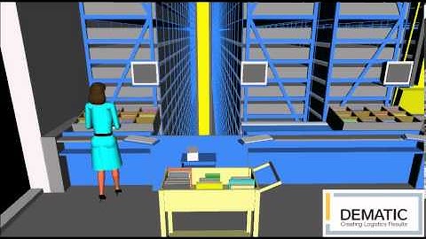 Dematic Automated Library System Simulation
