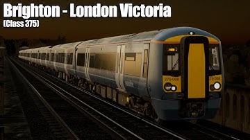Driving A Class 377 From Brighton To London Victoria!!
