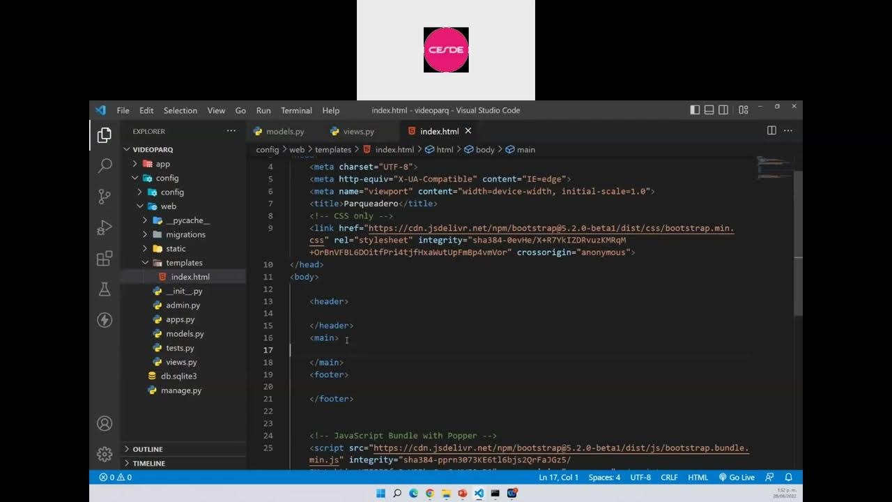 5 configurando vistas y templates en django YouTube