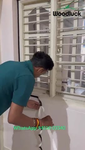Woodluck Mosquito Net for Window🪟🦟  Easy DIY Install #MosquitoNet #HomeHacks #Shorts #trending #diy