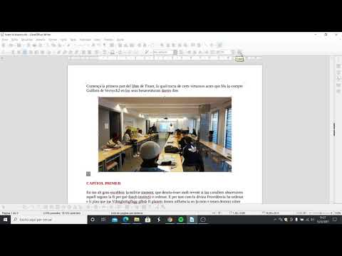 Com retocar una imatge amb l’editor de text LibreOffice Writer