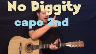 No Diggity (Blackstreet ft. Dr. Dre, Queen Pen) Easy Strum Guitar Lesson Tutorial Capo 2nd Fret