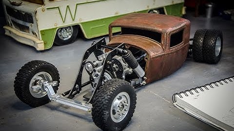 The RCratrod ModRod Build Part 4, Front Air Ride, RCengineering