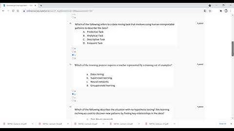 #NPTEL Knowledge Management Week 6 Assignment Answer