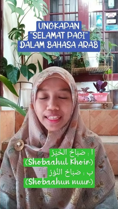 Ungkapan 'Selamat Pagi' dalam Bahasa Arab #shorts