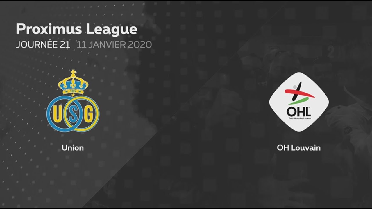 Highlights FR / Union Saint Gilloise OH Leuven (11/01/2020) YouTube