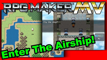 RPG Maker MV: Tutorial - Simple Enter/Exit Airship Event