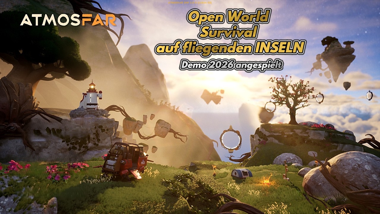 ⭐ATMOSFAR Demo - Open World SURVIVAL auf fliegenden INSELN  | Steam Next Fest 2026